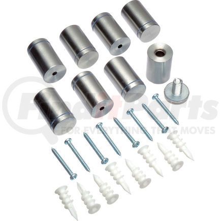 Global Industrial RP2001 Hardware Replacement Kit for all Global Industrial&#8482; Glass Boards