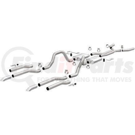 MagnaFlow Exhaust Product 19303 Street Series Stainless Crossmember-Back System