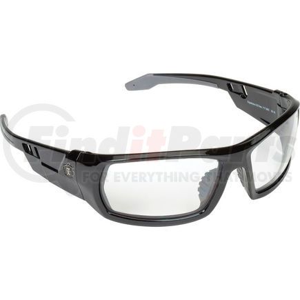 Ergodyne 50000 Ergodyne&#174; Skullerz&#174; Odin Safety Glasses, Clear Lens, Black Frame