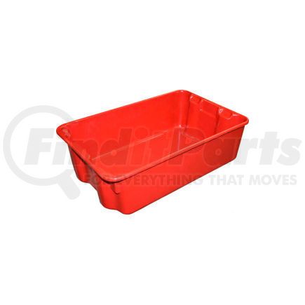 Molded Fiberglass Companies 780308-5280 Molded Fiberglass Nest and Stack Tote 780308 - 19-3/4" x 12-1/2" x 6" Red