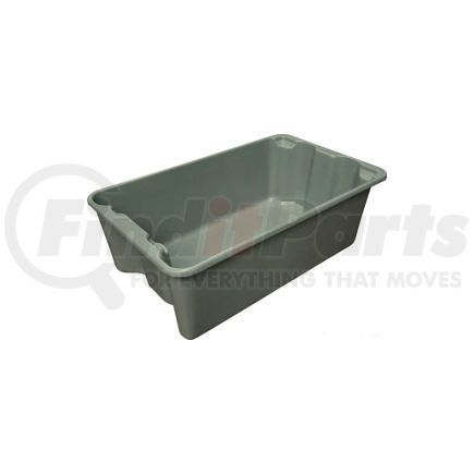 Molded Fiberglass Companies 7805085172 Molded Fiberglass Toteline Nest and Stack Tote 780508 - 24-1/4" x 14-3/4" x 8", Gray