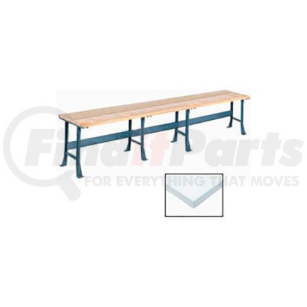 Global Industrial 500314 Global Industrial&#153; 180x30 Production Workbench - Plastic Laminate Square Edge Top, 4 Legs Gray