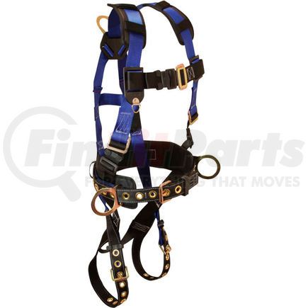 Falltech 7073LX FallTech&#174; 7073LX Foreman 3-D Full Body Harness, 3 D-rings, Size L/XL