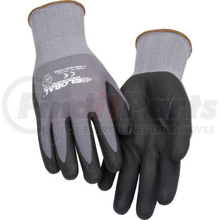 Global Industrial 708122L Global Industrial&#8482; Micro-Foam Nitrile Coated Nylon Gloves, 15 Gauge, Large, 1 Pair