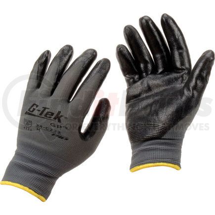 PIP Industries 34-C232/M PIP&#174; G-Tek&#174; GP&#153; Nitrile Coated Nylon Grip Gloves, Medium, 12 Pairs