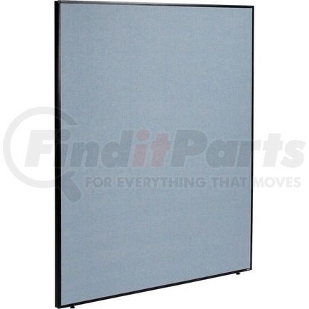 Global Industrial 238640BL Interion&#174; Office Partition Panel, 60-1/4"W x 72"H, Blue