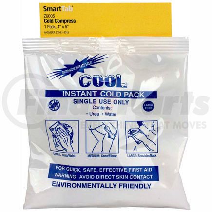 Acme United Z6005 First Aid Only Z6005 Cold Compress, 4 x 5", 1 Bag