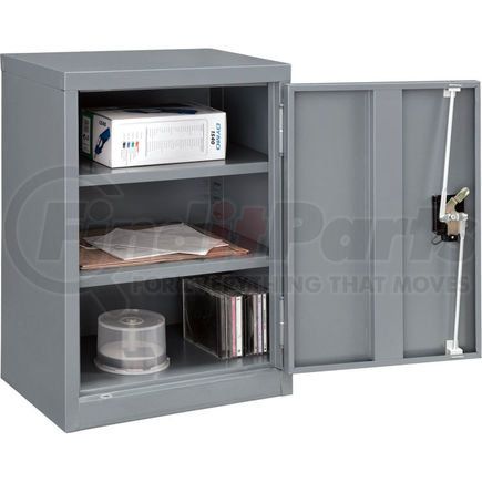 Global Industrial 269875GY Global Industrial&#8482; Wall Storage Cabinet Assembled 18"W x 12"D x 26"H Gray