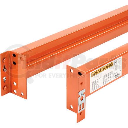 Global Industrial 245975 Global Industrial™ Unslotted Steel Pallet Rack Beam, 108"L x 5-1/8"H, 6270 Lb. Cap., Set Of 2