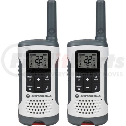 MOTOROLA T260 -  talkabout ® rechargeable two-way radios,white - 2 pack