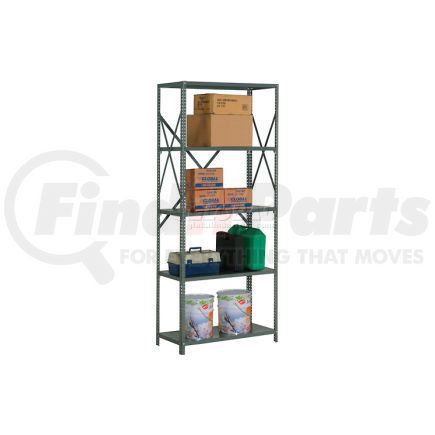 Global Industrial 234203A Global Industrial™ Steel Shelving 20 Ga 48"Wx24"Dx85"H Open Clip Style 5 Shelf