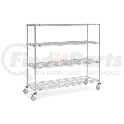 Global Industrial 168198 Nexelate® Wire Shelf Truck 72x24x69 1200 Pound Capacity