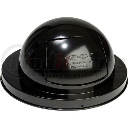 Global Industrial 261843BK Global Industrial&#153; Steel Dome Lid For 36 Gallon Trash Can, Black