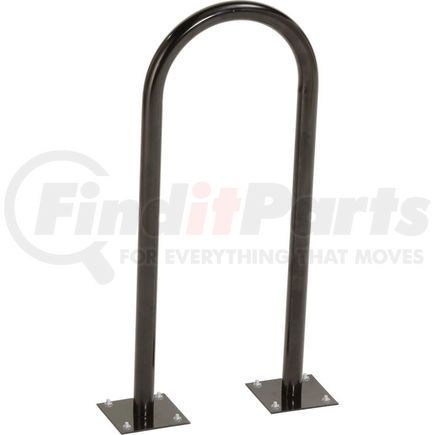 Global Industrial 442804MBK Global Industrial&#8482; U-Rack Bike Rack, Black, 2-Bike, Flange Mount