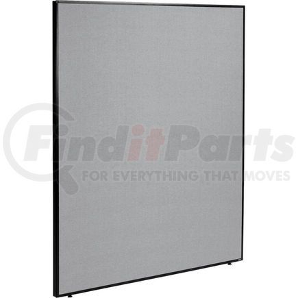 Global Industrial 238640GY Interion&#174; Office Partition Panel, 60-1/4"W x 72"H, Gray