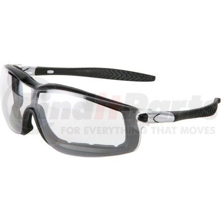 MCR Safety RT110AF MCR Safety&#174; RT110AF Safety Glasses RT1 Series, Black Frame, Clear Anti-Fog Lens