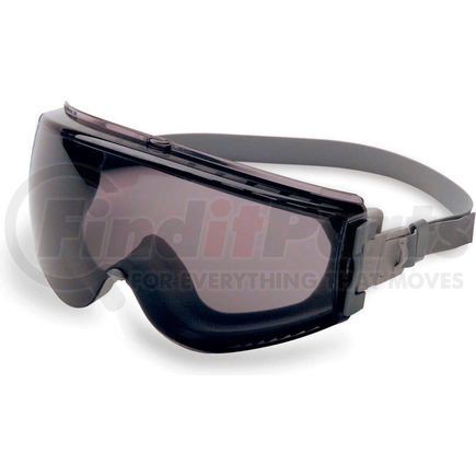 North Safety S3961HS Uvex&#174; Stealth Safety Goggles, Gray Frame, Gray Lens, Scratch-Resistant, Hard Coat, Anti-Fog