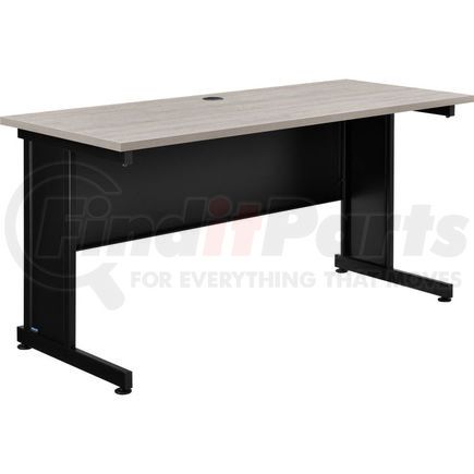 Global Industrial 240345RGY Interion&#174; 60"W Desk - Rustic Gray