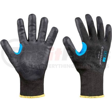 NORTH SAFETY 27-0513B/7S CoreShield&#174; 27-0513B/7S Cut Resistant Gloves, Nitrile Micro-Foam Coating, A7/F, Size 7
