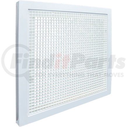 American Louver STR-ERFG-W American Louver Stratus Plastic Return Filter Grille, 20" Square Duct, T-grid, White