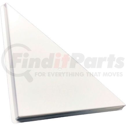 American Louver STR-ADC-W American Louver Triangle Ceiling Vent Air Diverter, for 2' x 2' T-Grid Diffusers, White