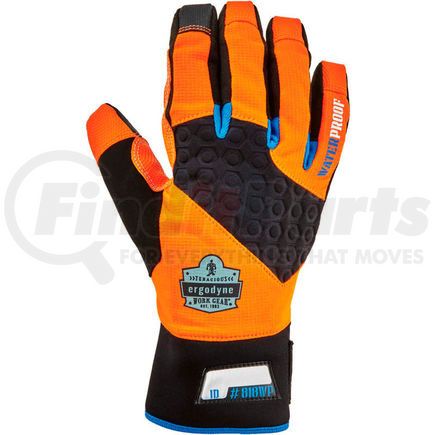 ERGODYNE 17396 Ergodyne&#174; ProFlex 818WP 2X-Large Performance Thermal Waterproof Utility Gloves, Orange, 17396