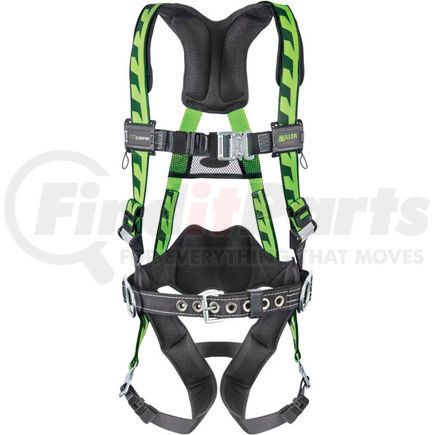 North Safety AC-QC-BDP/UGN Miller&#174; AirCore&#8482; Harness With Steel Hardware Quick-Connect Buckle Universal AC-QC-BDP/UGN