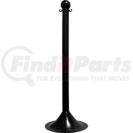 Global Industrial 91503 Mr. Chain Light Duty Plastic Stanchion Post, 41"H, Black