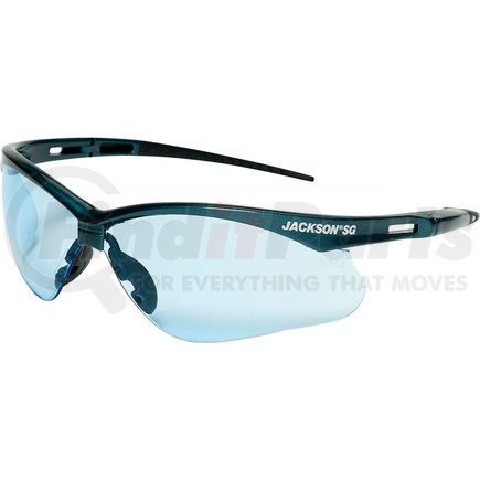 Sellstrom 50011 Jacskson Safety SG Safety Glasses Blue Frame Light Blue Lens Anti-Scratch