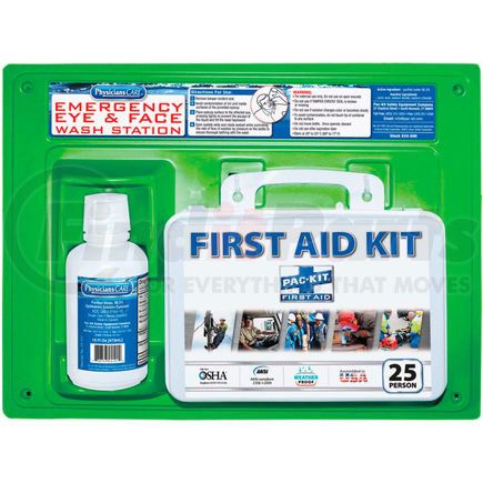 Acme United 24-500 Physicians Care Eye Flush Solution with First Aid Kit, 24-500