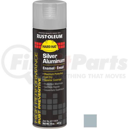 Rust-Oleum V2115838 Rust-Oleum High Performance V2100 Rust Preventive Enamel Aerosol, Silver Alum, 14 oz. - V2115838