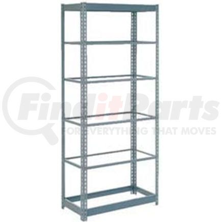Global Industrial 255637 Global Industrial&#8482; Heavy Duty Shelving 48"W x 24"D x 72"H With 6 Shelves - No Deck - Gray