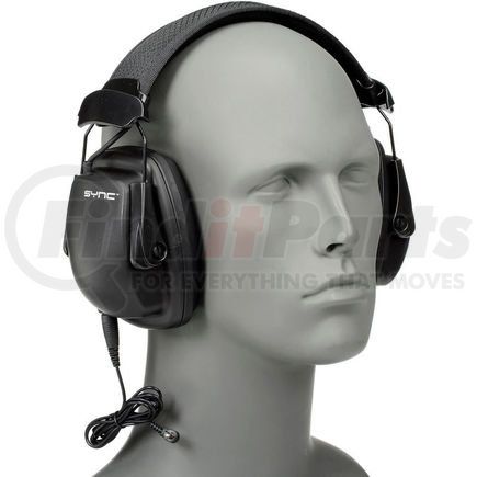 North Safety 1030110 Howard Leight&#8482; 1030110 Sync Stereo Earmuff with Audio Input Jack, NRR 25