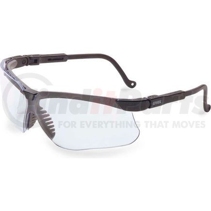North Safety S3200HS Uvex&#174; S3200HS Genesis Anti Fog Safety Glasses, Black Frame, Clear Lens