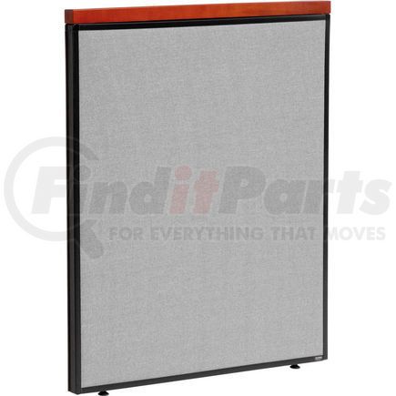 GLOBAL INDUSTRIAL 277525GY Interion&#174; Deluxe Office Partition Panel, 36-1/4"W x 43-1/2"H, Gray