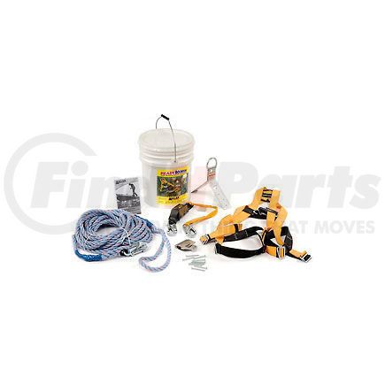 North Safety BRFK50-Z7/50FT Miller Titan ReadyRoofer&#174; Fall Protection System, BRFK50-Z7/50FT