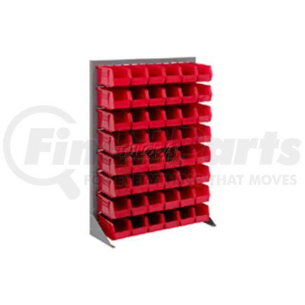 Global Industrial 603387RD Global Industrial&#153; Singled Sided Louvered Bin Rack 35 x 15 x 50 - 42 Red Premium Stacking Bins