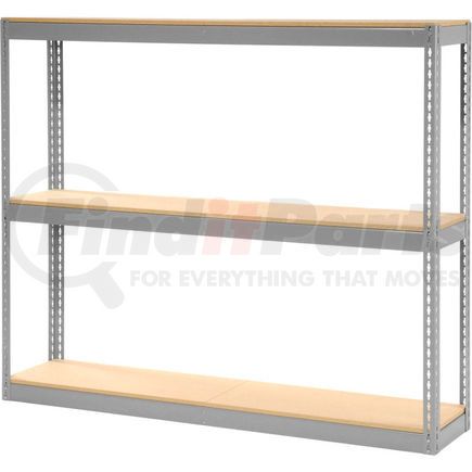 Global Industrial 130147 Global Industrial&#8482; Record Storage Rack Without Boxes 72"W x 15"D x 60"H - Gray