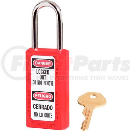 Master Lock 411-RED Master Lock&#174; Safety 411 Series Zenex&#153; Thermoplastic Padlock, Red, 411RED