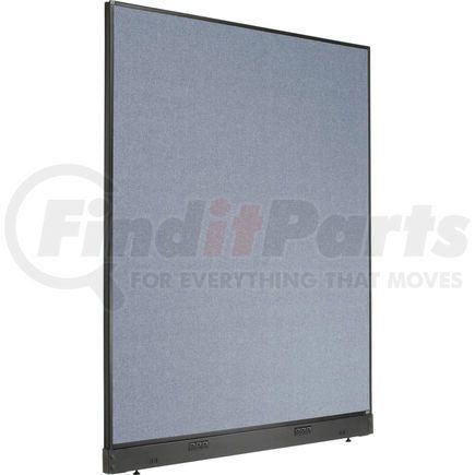 Global Industrial 238640EBL Interion&#174; Electric Office Partition Panel, 60-1/4"W x 76"H, Blue