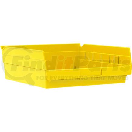 Akro Mils 30170YELLO Akro-Mils Plastic Nesting Storage Shelf Bin 30170 - 11-1/8"W x 11-5/8"D x 4"H Yellow