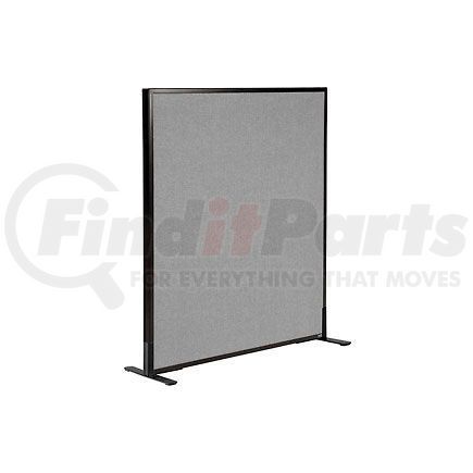 GLOBAL INDUSTRIAL 240224FGY Interion&#174; Freestanding Office Partition Panel, 36-1/4"W x 42"H, Gray