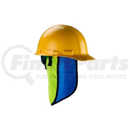 Ergodyne 12523 Ergodyne Chill-Its&#174; Evap. Hard Hat Neck Shade w/ Built-In Cooling Towel, Lime, 12523