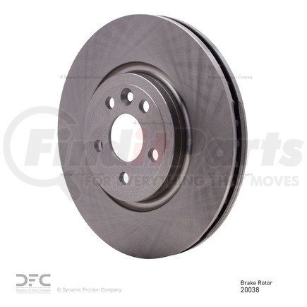 Dynamic Friction Company 600-20038 Disc Brake Rotor