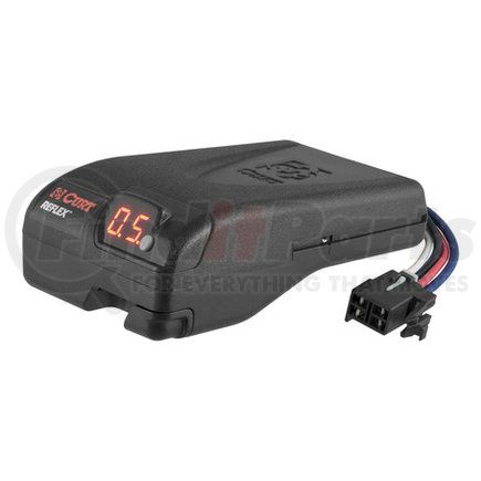 CURT Manufacturing 51130 Reflex Brake Controller - Inertia-Based, Digital Display, Dual-Axis Accelerometer