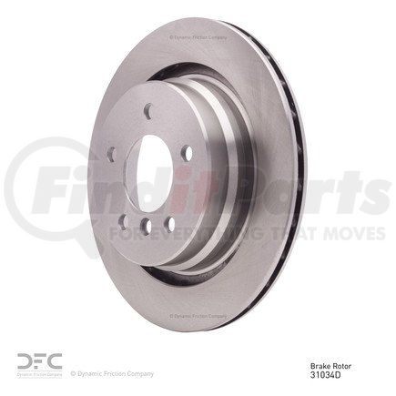 Dynamic Friction Company 600-31034D Disc Brake Rotor