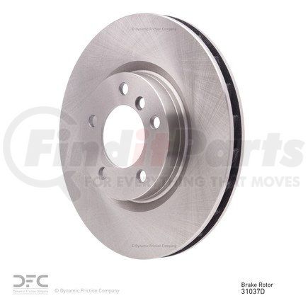 Dynamic Friction Company 600-31037D Disc Brake Rotor