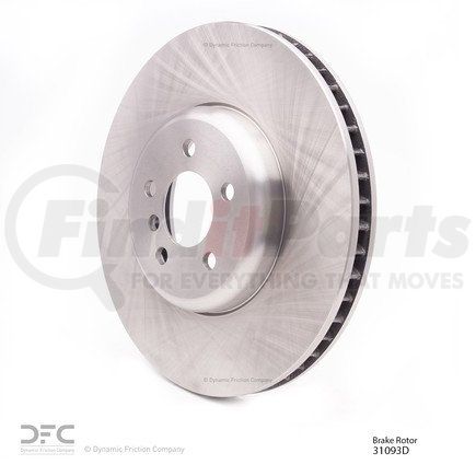 Dynamic Friction Company 600-31093D Disc Brake Rotor
