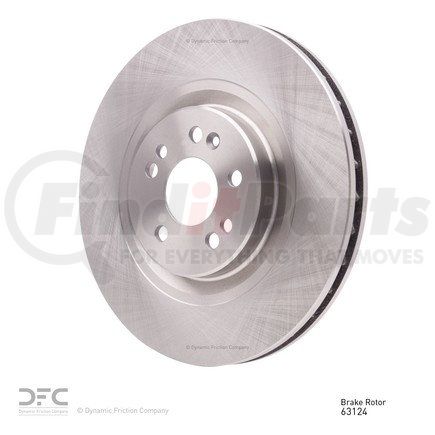 Dynamic Friction Company 600-63124 Disc Brake Rotor