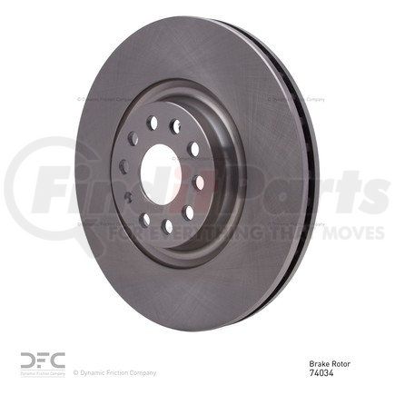 Dynamic Friction Company 600-74034 Disc Brake Rotor